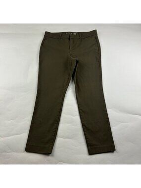 Old Navy Reishi Brown High Rise Skinny Pixie Pant 12